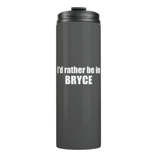 Ik zou liever in Bryce Canyon National Park zijn Thermosbeker (Voorkant)