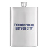 Ik zou liever in Bryson City North Carolina zijn Flacon (Voorkant)
