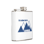 Ik zou liever in Canmore Mountain zijn Heupfles (Rechts)