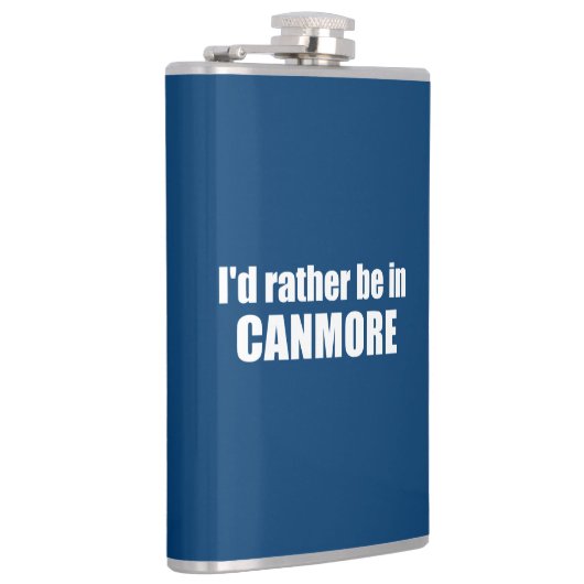 Ik zou liever in Canmore zijn Heupfles (Rechts)