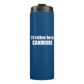 Ik zou liever in Canmore zijn Thermosbeker (Voorkant)