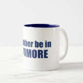 Ik zou liever in Canmore zijn Tweekleurige Koffiemok (Voorkant rechts)