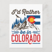 Ik zou liever in Colorado zijn Briefkaart (Voorkant)