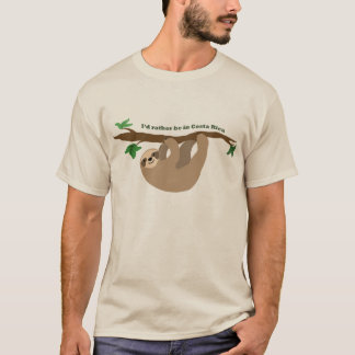 Ik zou liever in Costa Rica zijn T-shirt