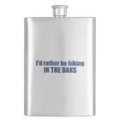 Ik zou liever in de Adirondacks wandelen Flacon (Voorkant)