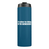 Ik zou liever in de Berkshires gaan wandelen Thermosbeker (Voorkant)