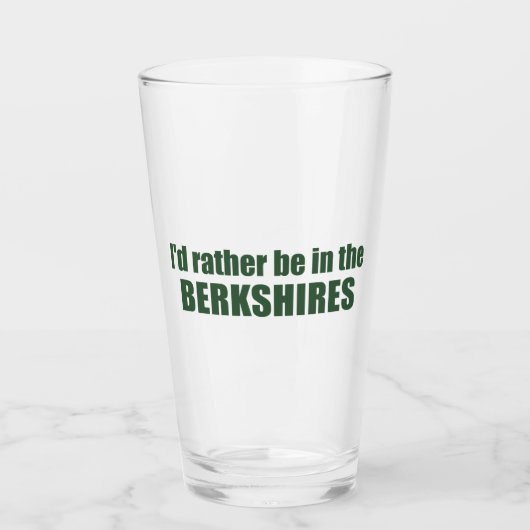 Ik zou liever in de Berkshires zijn Glas (Voorkant)