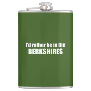 Ik zou liever in de Berkshires zijn Heupfles