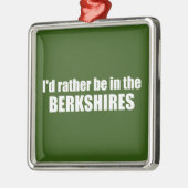 Ik zou liever in de Berkshires zijn Metalen Ornament (Links)