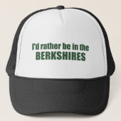 Ik zou liever in de Berkshires zijn Trucker Pet (Voorkant)