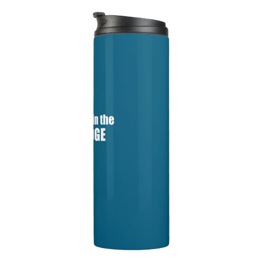 Ik zou liever in de Blue Ridge zijn Thermosbeker (Geroteerd rechts)