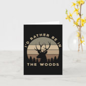 Ik zou liever in de Bossen zijn. Kaart (Gele Bloem)