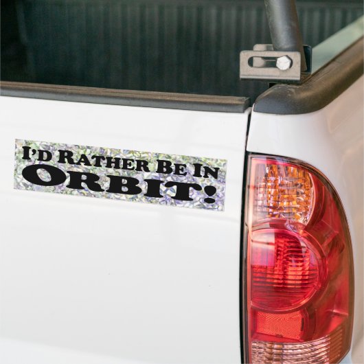 Ik zou liever in de Bumpersticker zijn (Op Truck)