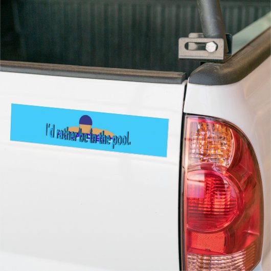 Ik zou liever in de Bumpersticker zitten (Op Truck)