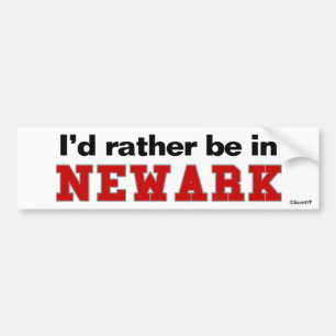 Ik zou liever in de buurt zijn bumpersticker