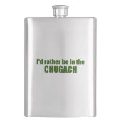 Ik zou liever in de Chugach zijn Flacon (Voorkant)