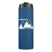 Ik zou liever in de Frank Church Mountain zijn. Thermosbeker (Voorkant)