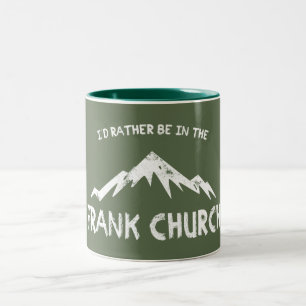 Ik zou liever in de Frank Kerk zijn. Tweekleurige Koffiemok