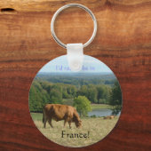 Ik zou liever in de Franse keyring zijn Sleutelhanger (Voorkant)