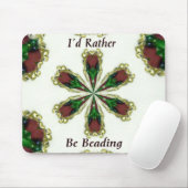 Ik zou liever in de gaten houden muismat (Met muis)