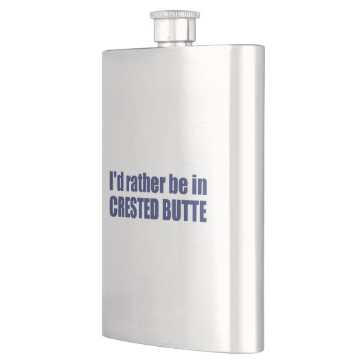 Ik zou liever in de klaploper zijn. flacon (Links)