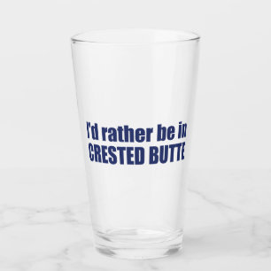 Ik zou liever in de klaploper zijn. glas