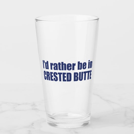 Ik zou liever in de klaploper zijn. glas (Voorkant)