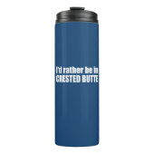 Ik zou liever in de klaploper zijn. thermosbeker (Voorkant)