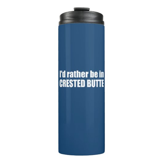 Ik zou liever in de klaploper zijn. thermosbeker (Voorkant)