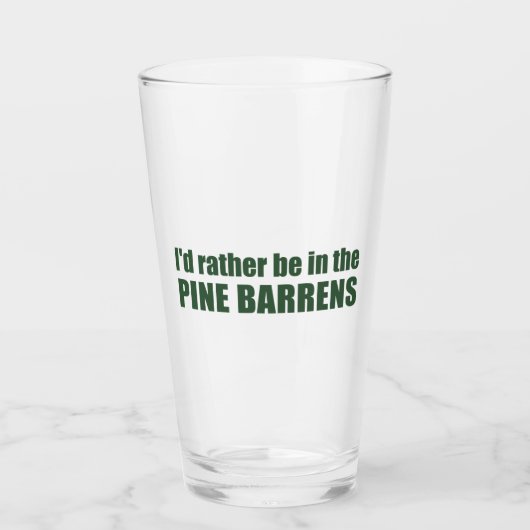 Ik zou liever in de pijnbomen zitten glas (Voorkant)