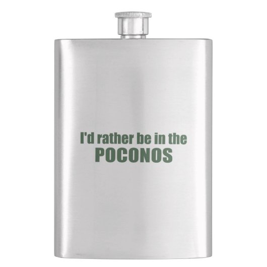 Ik zou liever in de Poconos zijn Flacon (Voorkant)