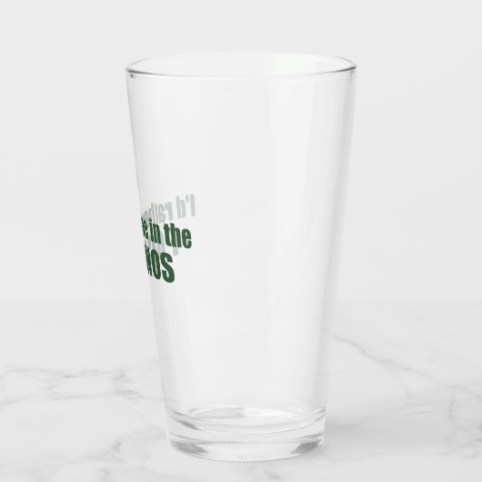 Ik zou liever in de Poconos zijn Glas (Links)