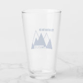 Ik zou liever in de Pyreneeën-berg zijn Glas (Achterkant)