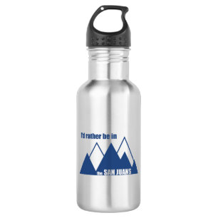Ik zou liever in de San Juans Mountain zijn Waterfles
