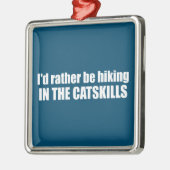 Ik zou liever in de schaken blijven zitten metalen ornament (Links)