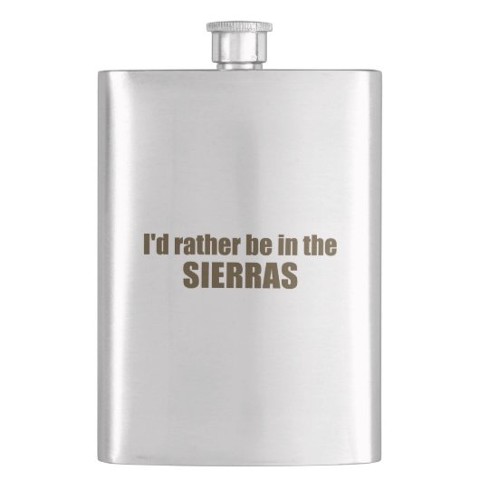 Ik zou liever in de Sierras zijn Flacon (Voorkant)