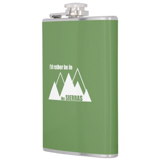 Ik zou liever in de Sierras zijn Heupfles (Links)