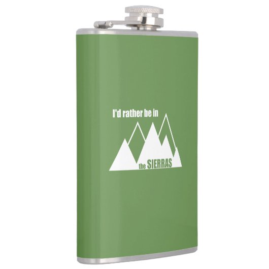 Ik zou liever in de Sierras zijn Heupfles (Rechts)