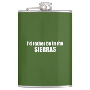 Ik zou liever in de Sierras zijn Heupfles