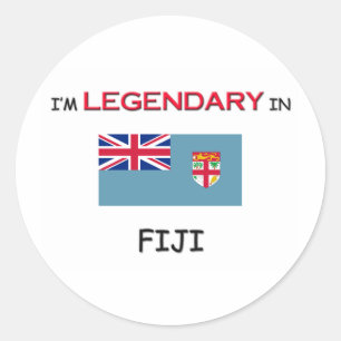 Ik zou liever in FIJI zijn Ronde Sticker