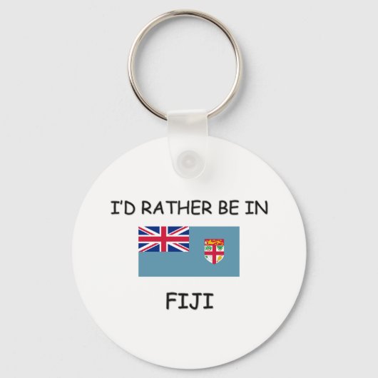 Ik zou liever in Fiji zijn Sleutelhanger (Voorkant)