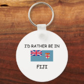 Ik zou liever in Fiji zijn Sleutelhanger (Voorkant)