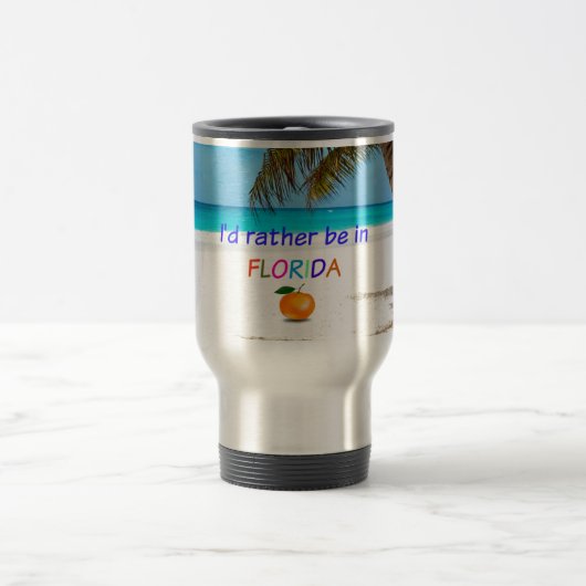 Ik zou liever in Florida Two-Tone Coffee Mok zijn (Center)