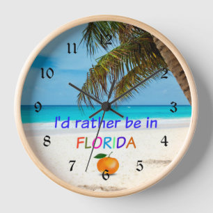 Ik zou liever in Florida zijn.