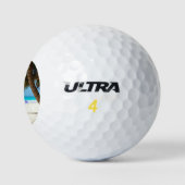 Ik zou liever in Florida zijn Golfballen (Logo)