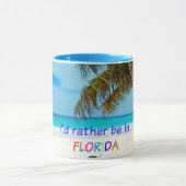 Ik zou liever in Florida zijn Mok (Midden)