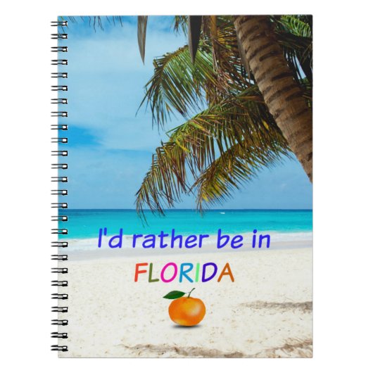 Ik zou liever in Florida zijn Notitieboek (Voorkant)