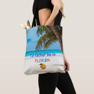 Ik zou liever in Florida zijn, Tote Bag