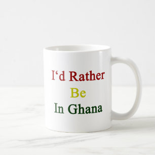 Ik zou liever in Ghana zijn Koffiemok