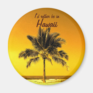 Ik zou liever in Hawaii zijn Magneet